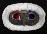 WWII US 101ST AIRBORNE 506TH PIR BADGE AND OVAL