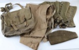 WWI & WWII US ARMY CLOTHING & GEAR LOT OF 6