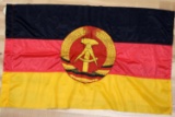 EAST GERMAN DEMOCRATIC REPUBLIC TRICOLOR FLAG
