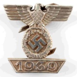 WWII GERMAN THIRD REICH 1939 IRON CROSS SPANGE
