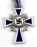 GERMAN THIRD REICH WWII SILVER MOTHERS CROSS