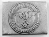 WWII GERMAN THIRD REICH RAILWAY BELT BUCKLE