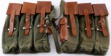 PAIR OF WWII GERMAN MP43/44 MAGAZINE POUCHES REPRO