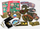 120 RUSSIAN MILITARY & POLICE PATCH & BOOK LOT