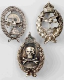 WWI IMPERIAL GERMAN MILITARY BADGE LOT OF THREE