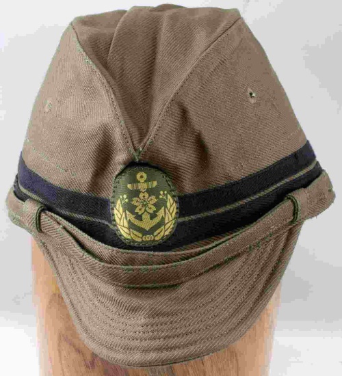 WWII IMPERIAL JAPANESE NAVY MARINE EM BILLED CAP