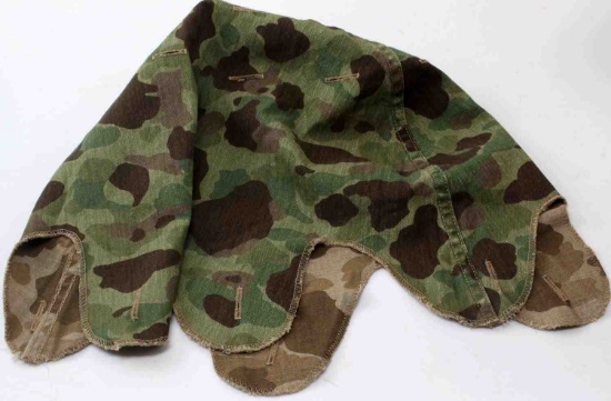 WWII USMC MARINE CORPS CAMOUFLAGE HELMET COVER