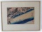 UTAGAWA HIROSHIGE WOODBLOCK RESTRIKE FRAMED