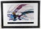 FRAMED STEVE STRICKLAND ABSTRACT PRINT