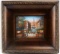SMALL IMPRESSIONIST PAINTING OF PARIS EIFFEL TOWER