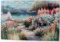 SALLY GIEAON UNFRAMED IMPRESSIONISTIC PAINTING