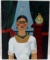 FOLK ART AFTER TIME FLIES BY FRIDA KAHLO UNFRAMED
