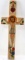 HAND PAINTED SOUTHWESTERN WOODEN CRUCIFIX