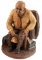 TOM CLARK SIGNED GREY MD SCULPTURE