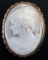 ANTIQUE 10 KT GOLD SHELL CAMEO BROACH