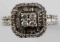 10 KT WHITE GOLD DIAMOND WEDDING RING .41 TCW