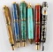 LOT OF 6 CUSTOM MADE WRITING PENS MICKEY COLORS
