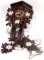 CARVED STYLE SCHWARZWALDER CUCKOO 1 DAY CLOCK