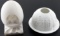 CARVED NATIVITY EGG & BERNARDAUD CANDLE GLOBE