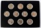 24K GOLD PLATE US STATE QUARTER LOT OF 10