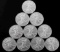 2016 AMERICAN SILVER EAGLE .999 SILVER COIN LOT