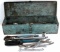 METAL BOX FULL OF SOCKET WRENCH ASSORTMENT