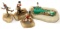 1980'S RON LEE CLOWN ART SCULPTURE FIGURE LOT OF 4