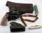 ANTIQUE ADVERTISING TOY GUN AND KNIFE LOT BSA