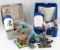2 1982 BATMAN LUNCH BOX LOT WITH HAPPY MEAL TOYS