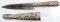ANTIQUE INDUSTRIA JUCA ARGENTINA 800 SILVER KNIFE