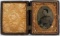 CIVIL WAR CONFEDERATE SOLDIER AMBROTYPE PHOTOGRAPH