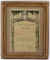 FRAMED WWI ITALIAN ARMY SERVICE MEDAL CITATION