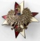 WWI POLISH 1915 EAGLE MALTESE CROSS BADGE