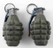 WWII PINEAPPLE FRAGMENT GRENADE M228 TRAINING LOT