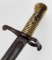 GERMAN MADE S & K CIVIL WAR SABER BAYONET