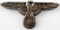 WWII GERMAN THIRD REICH SS OFICERS VISOR EAGLE