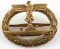 WWII GERMAN THIRD REICH KRIEGSMARINE U-BOAT BADGE