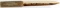 WWII GERMAN THIRD REICH BRASS SS LETTER OPENER