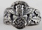 GERMAN WWII THIRD REICH SS POLICE SILVER RING