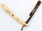 WWII 3RD REICH GERMAN CROSS WINNER STRAIGHT RAZOR
