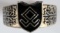 WWII GERMAN THIRD REICH SS DIVISION SILVER RING