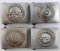 WWII GERMAN THIRD REICH SS BELT BUCKLE LOT OF FOUR