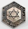 WWII GERMAN THIRD REICH WARSAW GHETTO POLICE BADGE
