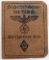 WWII GERMAN THIRD REICH SS SD AUSWEIS ID BOOK