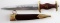 WWII GERMAN THIRD REICH MINATURE SA DAGGER