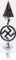 WWII GERMAN THIRD REICH LARGE NSDAP FLAG FINIAL