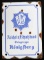 WWII GERMAN 3RD RIECH RLB HEADQUARTERS STREET SIGN