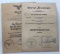 WWII GERMAN THIRD REICH AWARD CITATION LOT OF 2