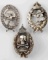 WWI IMPERIAL GERMAN MILITARY BADGE LOT OF THREE