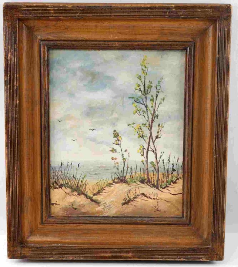 PAINTING OF WARREN DUNES MICHIGAN LANDSCAPE CRAIG